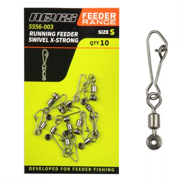 Nevis Feeder Klizni Karabiner S sigurnosnom kopčom S 10 kom