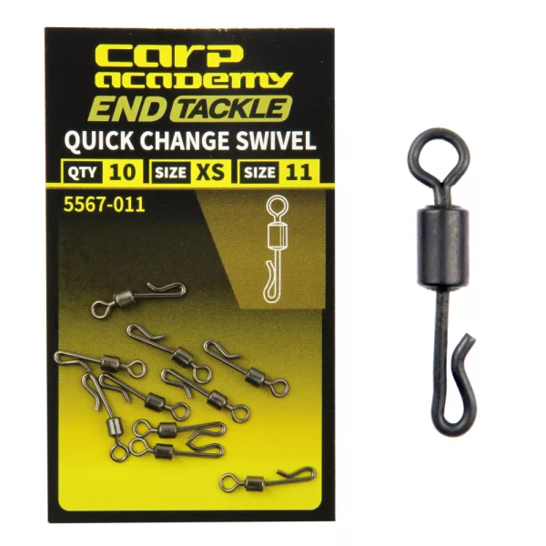 Carp Academy Brza spojka za šarana s vrtilicom 12-es XXS 10db
