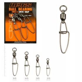 Nevis Vrtilica S ležajem S kopčom 3/0 4 kom