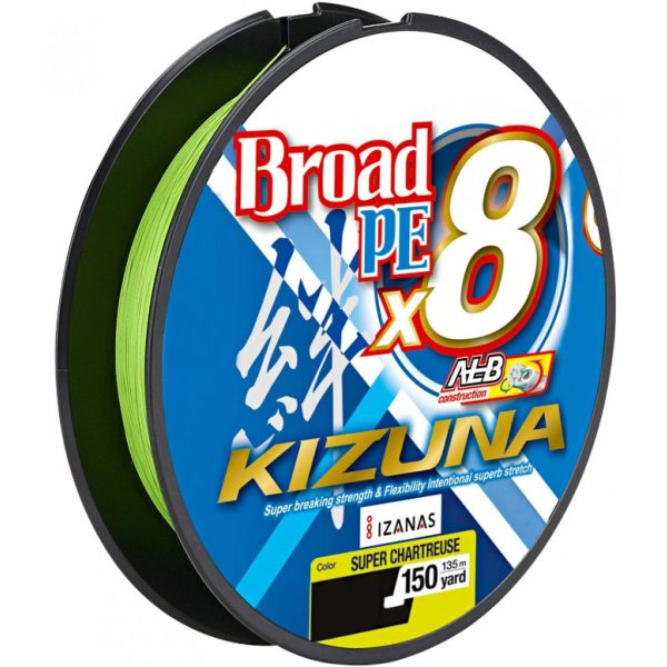OWNER Kizuna X8 Chartreuse 135m 0,10mm Pletena Varaličarska Struna
