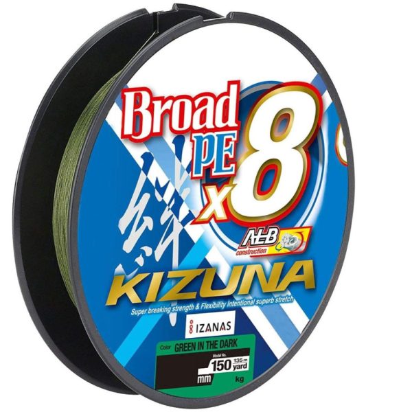 OWNER Kizuna X8 Dark Green 135m 0,13mm Pletena struna za varaličarenje