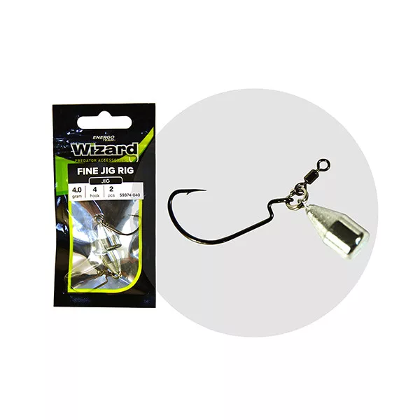 Wizard Fine Jig Rig 2 8gr Offset oprema 2kom