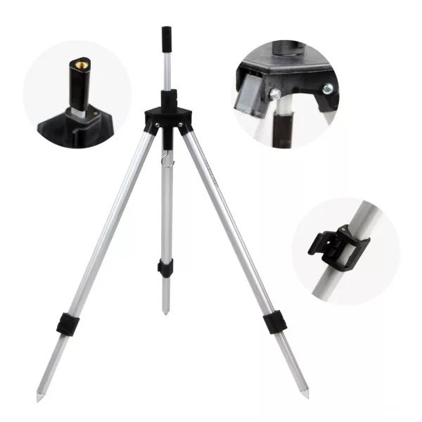 NEVIS Držač za štapove aluminij /srebrni/ Tripod