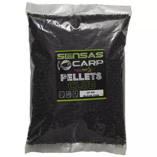 Sensas Black Fish Club pelete 4mm Primamna peleta 1kg