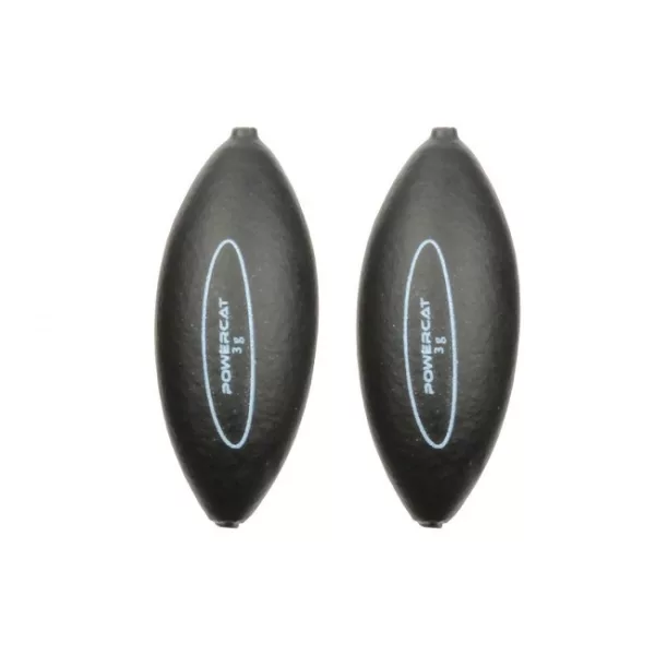 Nevis Powercat Micro U-Float 1,5gr Crni Plovak za grabežljivce 2kom
