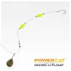 Nevis Powercat Micro U-Float 1,5gr Crni Plovak za grabežljivce 2kom
