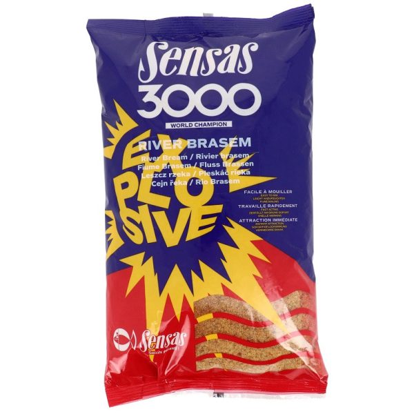 Sensas 3000 Explosive River Brasem Hrana za primamu 1kg