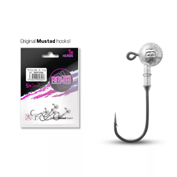 Delphin BOMB! JIG glava 1/0 - 10gr - 5kom