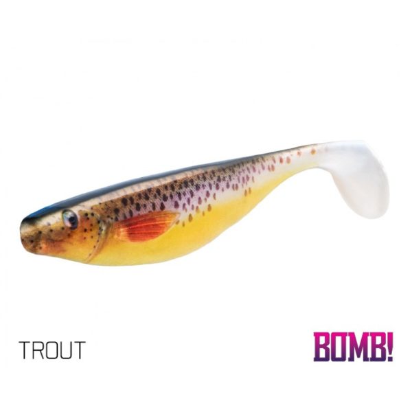 Delphin HYPNO Gumena riba 3D TROUT 90mm - 3kom