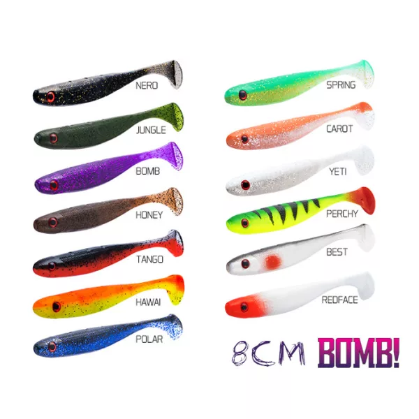 Delphin Rippa Gumihal Honey 8cm 5db