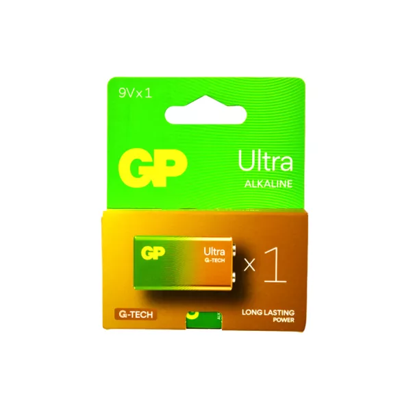 GP Ultra alkalna 9V baterija 1kom