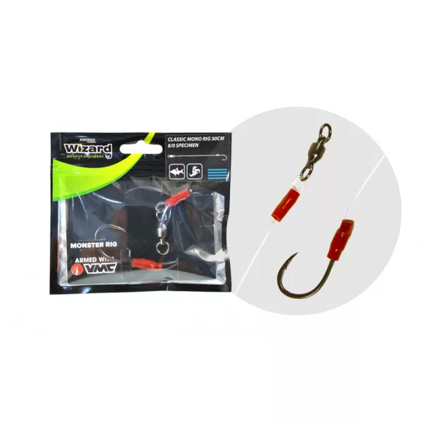 Wizard Monster Classic Mono Rig 8/0 Specimen 50cm Predvezica za soma