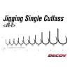 Decoy JS-2 Jigging Single Cutlass N #8/0 Füles Szakállas Egyágú Ragadozóhalas Horog 2db