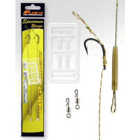   Carp Academy Basic Super Rig Teflon Crna 2 2kom/pak Ušna udica s bradom za boilu