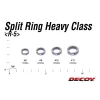 Decoy R-5 Heavy Class Silver 9 200lb Split Ring Kulcskarika 10db