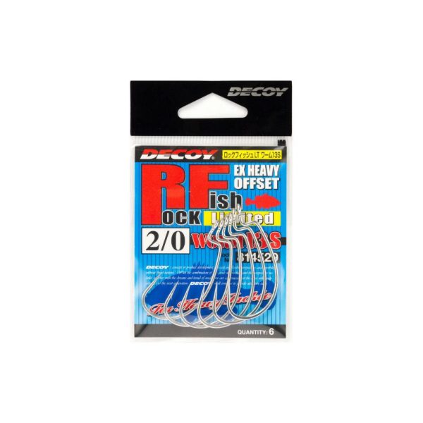 Decoy Worm 13S Rock Fish Limited 4/0 Offset Horog 4db