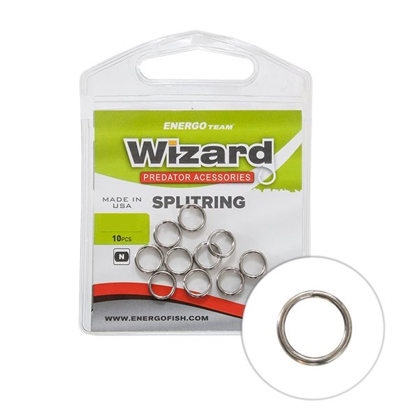 Wizard Grizzly Split Ring Obrubljeni Nickel 4
