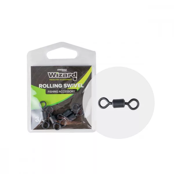 WIZARD CATFISH CILINDRIČNA OKRETNICA 4/0 3KOM/PAKIRANJE - Okretna kopča