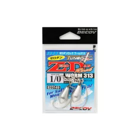   Decoy Worm 313 Zero-Dan Rock #1 11gr Súlyozott Offset Horog 2db