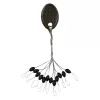 Nevis Gumeni Stoper Crni L 6x3mm 12kom