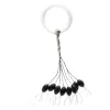 Nevis Gumeni Stoper Crni L 5,5x3mm 8kom