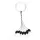 Nevis Gumeni Stoper Crni L 5,5x3mm 8kom