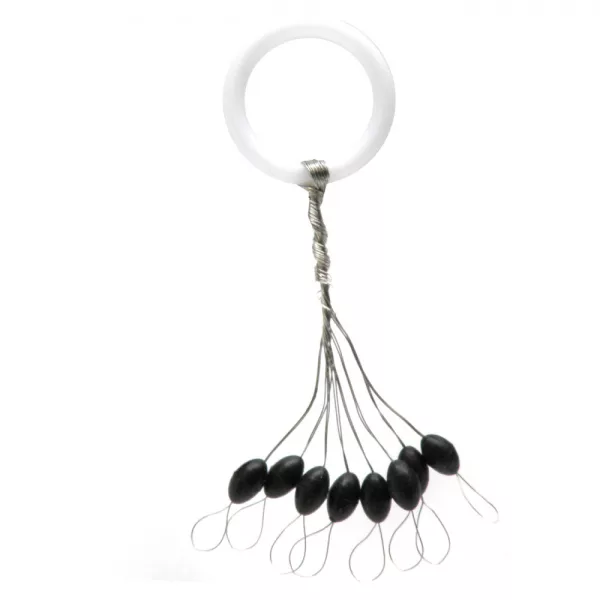 Nevis Gumeni Stoper Crni L 5,5x3mm 8kom