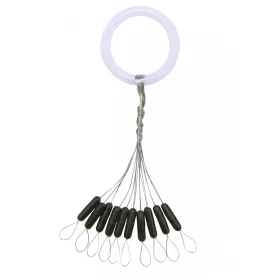 Nevis Gumeni Stoper Crni M 6,5x2mm 10kom