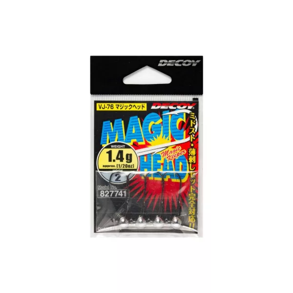 Decoy VJ-76 Magic Head #1 1,8gr Jig Fej 4db