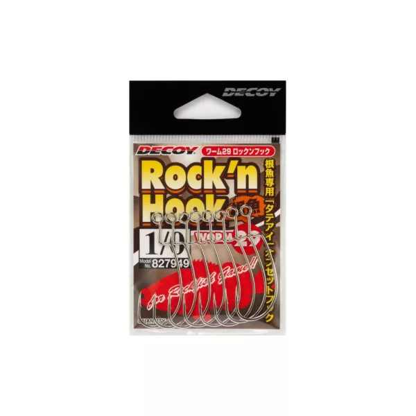 Decoy Worm 29 RockN 1 Offset Horog 9db