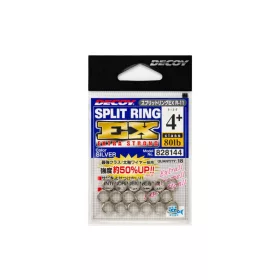 Decoy R-11 Ex Silver 3+ 60lb Split Ring Kulcskarika 18db