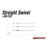 Decoy SN-10 Straight Swivel 2 Forgó 10db