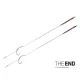 Delphin THE END Skin rig vezana udica / 2kom 20cm/25lbs/#6