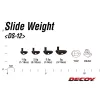Decoy DS-12 Slide Weight 5,0gr Offset Ólom 3db