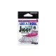 Decoy Area Jiggy Type XII AH-12 #4 Barbless Füles Szakáll Nélküli Egyágú Ragadozóhalas Horog 12db