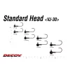 Decoy VJ-30 Standard Head #1/0 2,5gr Jig Fej 4db