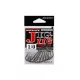 Decoy Jig11B Strong Wire Black #2 Füles Szakállas Egyágú Jig Horog 9db