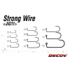 Decoy Jig11S Strong Wire Silver #2/0 Füles Szakállas Egyágú Jig Horog 8db