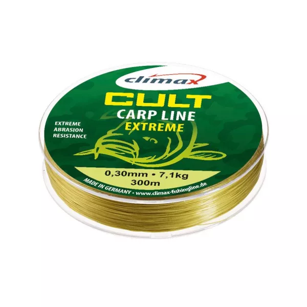 Climax Cult Carp Extreme Mono 300m 0,35mm Matt Olive Monofil Főzsinór