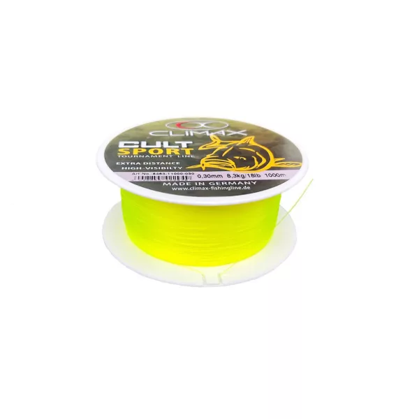 Climax Cult Carp Sport Mono Fluo Yellow 1000m 0,20mm Monofil Főzsinór