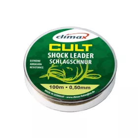   Climax Cult Carp Shock Leader 100m 0,60mm 45lb 20,3kg Camouflage Monofil Előkezsinór