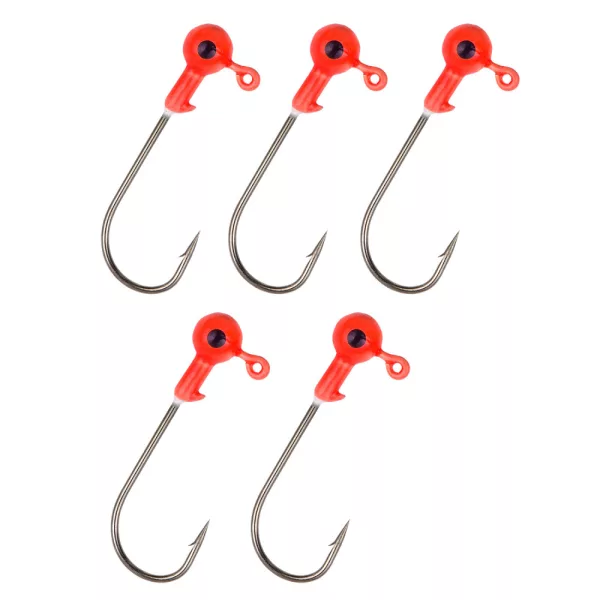 Nevis Glava za gumenu ribu crvena 3/0 3gr 5kom/pak Jig glava