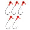 Nevis Glava za gumenu ribu crvena 4/0 3gr 5kom/pak Jig glava