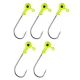 Nevis Glava za gumenu ribu žuta 4/0 7gr 5kom/pak Jig glava