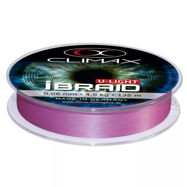Climax iBraid U-Light Fluo Purple 135m 0,06mm 4,5kg Fonott Főzsinór