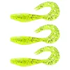 Nevis Twister Shad 11cm 10,76gr 3kom/pak (Zelene šljokice) Plastična varalica