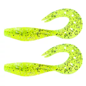   Nevis Twister Shad 14cm 21,40gr 2kom/pak (Zelene šljokice) Plastična varalica