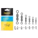 Delphin Hi speed double rolling swivel A-04 BN/4