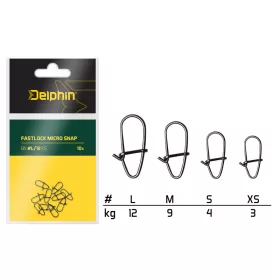 Delphin Fastlock mikro kopča /10kom S/4kg