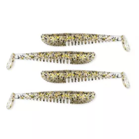   Nevis Impulse Shad 10cm 6,92gr 4kom/pakiranju Zlatne šljokice Plastična varalica